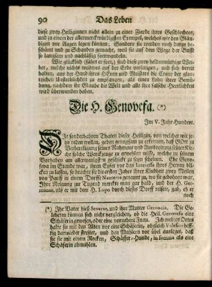 Die H. Genovefa
