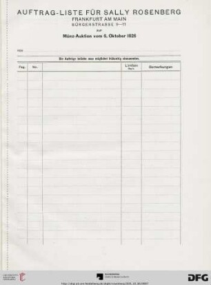 Auftrag-Liste