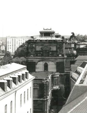 Dresden-Altstadt. Blick vom Ständehaus nach Osten zur Kunstakademie