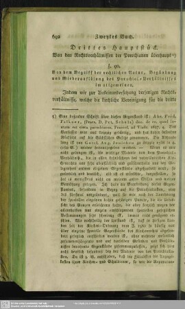 Drittes Hauptstück. Von den Rechtsverhältnissen der Parochianen überhaupt