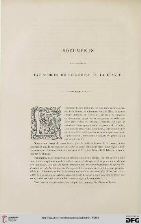 17: Documents sur quelques faïenceries du sud-ouest de la France