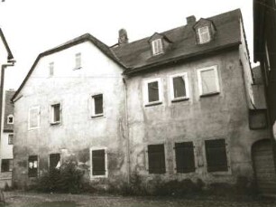 Schwarzenberg. Wohnhaus, Vorstadt 9 (um 1800). Straßenansicht