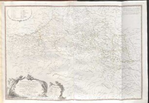 General-Charte des Atlasses von Galizien und Lodomerien : nach der neuen Eintheilung in 19 Kreise mit dem District der Buckowina = Carte General de l'Atlas des Roiaumes de Galicie et Lodomerie