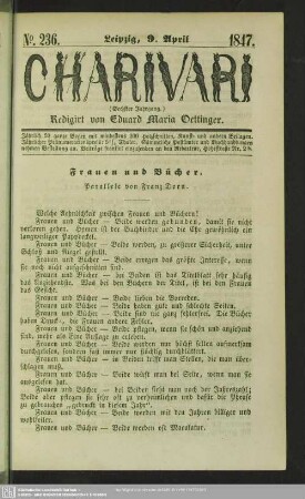 6.1847=236: Charivari