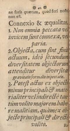 Connexio & æqualitas.