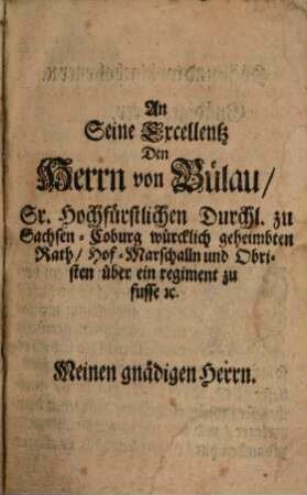 Herrn von Hoffmannswaldau und andrer Deutschen auserlesene und bißher ungedruckte Gedichte : nebenst einer Vorrede von der deutschen Poesie