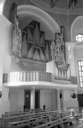 Orgel in der oberen Kuppelkirche des Klosters St. Trudpert im Münstertal