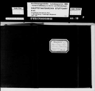 Kassenhauptbuch der Kassenverwaltung des I. Bataillons, 21. Februar 1919 - 13. September 1919