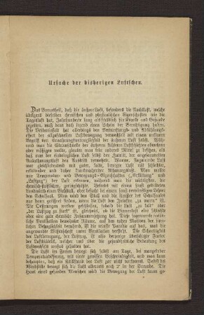 Ursache der bisherigen Luftschen