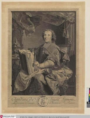 Claudius de Saint Simon; [Claude de Rouvroy de Saint-Simon]
