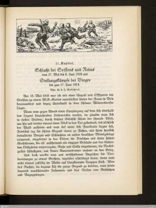 11. Schlacht bei Soissons und Reims und Stellungskämpfe bei Vingre