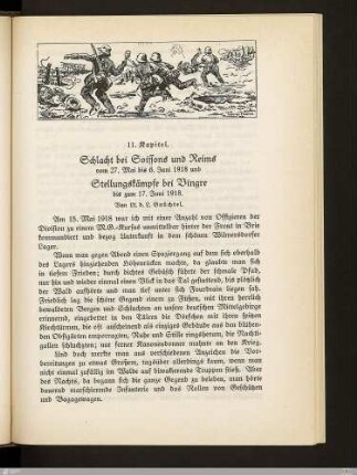 11. Schlacht bei Soissons und Reims und Stellungskämpfe bei Vingre
