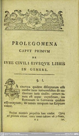 Prolegomena