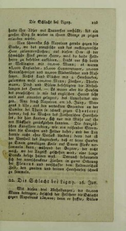 22. Die Schlacht bei Ligny. 16. Jun