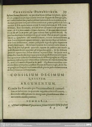 Consilium Decimum Quartum