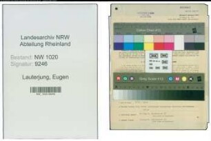 Entnazifizierung Eugen Lauterjung , geb. 15.10.1883 (Fabrikant)