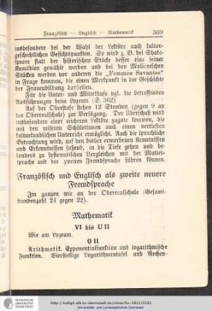Französisch und Englisch als zweite neuere Fremdsprache