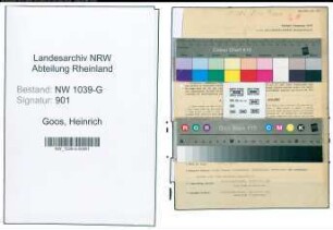 Entnazifizierung Heinrich Goos , geb. 14.06.1891 (Schlosser)