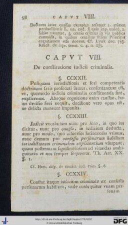 Capvt VIII.