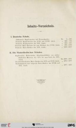 Inhalts-Verzeichnis