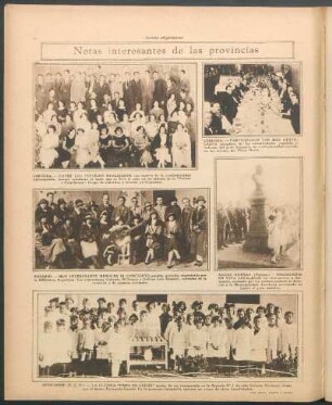 Notas interesantes de las provincias [Fotografías]
