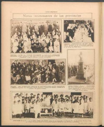 Notas interesantes de las provincias [Fotografías]