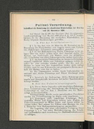 Polizei-Verordnung, [...]