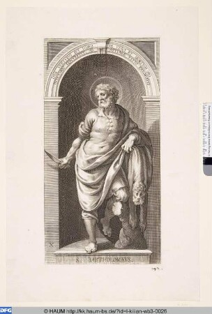 [St. Bartholomäus; S. Bartholomaevs.]