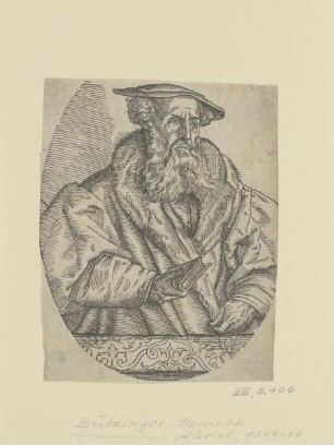 Bildnis des Heinrich Bullinger