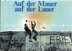 Postkarte zur Öffnung der Berliner Mauer
