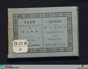 Ansichten von Baden in Steindruck