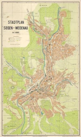 Stadtplan Siegen-Weidenau