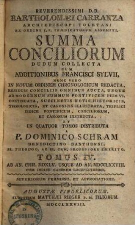 Summa conciliorum : dudum collecta, 4