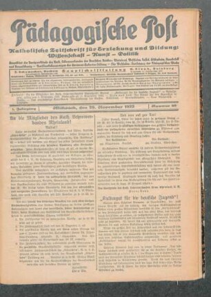 "Kulturgut für die deutsche Jugend"!