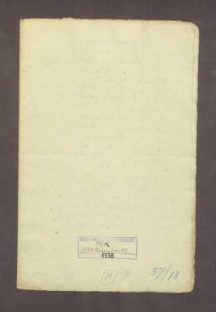Testament des Grafen Hauprecht von Eberstein zu Gunsten seiner Gemahlin Dorothea, geborene von Königseck