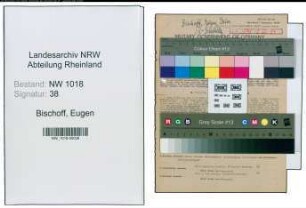 Entnazifizierung Eugen Bischoff , geb. 25.02.1906 (Dreher)