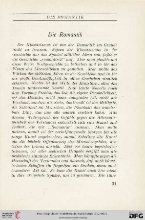 Die Romantik