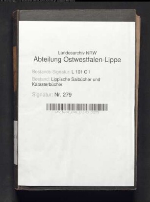 Konzept des Salbuchs der ehem. Vogtei Hohenhausen von 1858, Bd. 1
