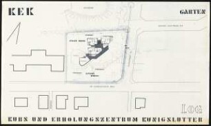 Kurs- und Erholungszentrum, Wettbewerb, Am Schoderstedter Beek, Königslutter: Grundriss 1. Obergeschoss 1:200