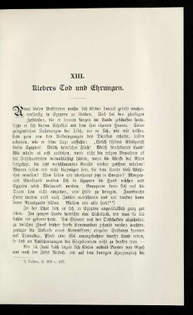 351, XIII. Klebers Tod und Ehrungen
