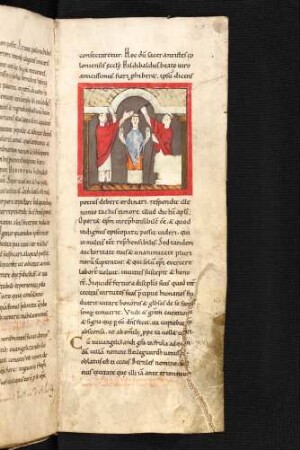 Miniatur: Liudgers Weihe zum Bischof von Münster