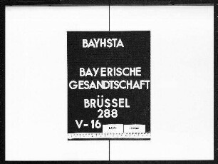 Die Übersendung des belgischen Gesetzentwurfes bezüglich Trambahnen und Privatindustriebahnen