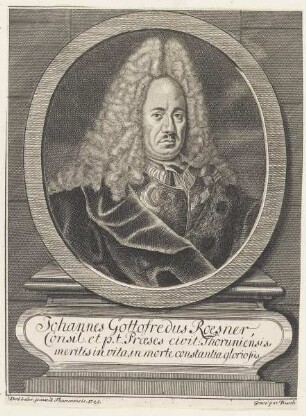 Bildnis des Johannes Gottofredus Röesner