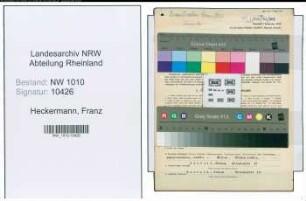 Entnazifizierung Franz Heckermann , geb. 12.09.1894 (Techniker)