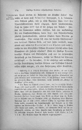 Schäbige Dotation wissenschaftlicher Anstalten.
