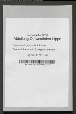 Erblasser: Claus, Johann Heinrich: