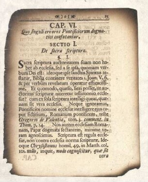 Cap. VI. Quo singuli errores Pontificiorum dogmatici confutantur