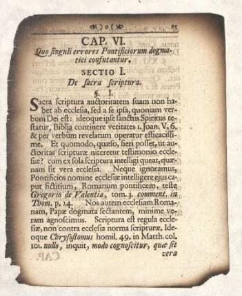 Cap. VI. Quo singuli errores Pontificiorum dogmatici confutantur