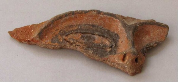 Fragment of a clay vessel