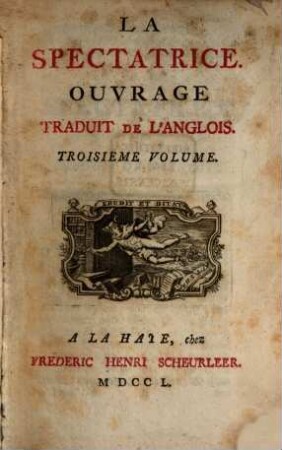 La spectatrice : ouvrage traduit de l'anglois, 3. 1750